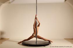 Pole Dance reference poses of Mercedes